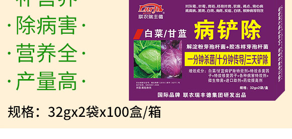 微生物肥-白菜甘藍病鏟除-瑞豐德