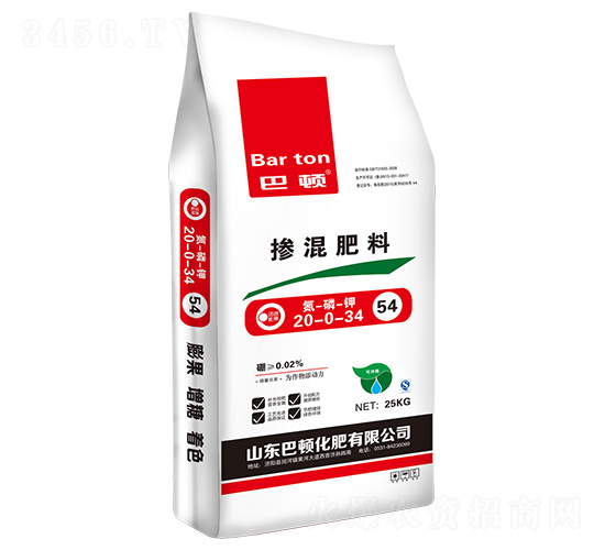 摻混肥料20-0-34-巴頓
