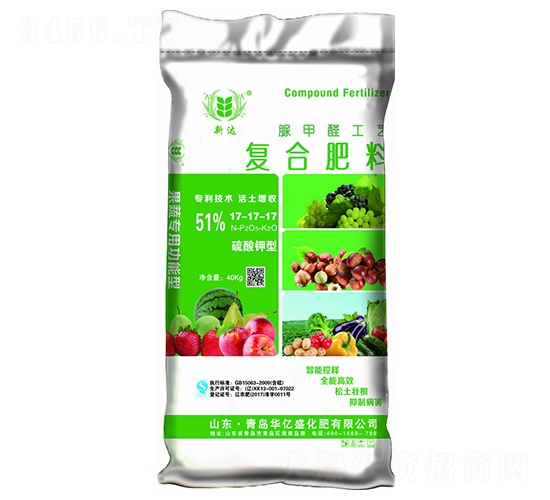 硫酸鉀復(fù)合肥料17-17-17-華億盛