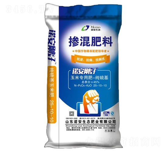 摻混肥料25-10-10-諾安生態(tài)