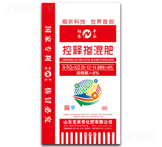 控釋摻混肥20-12-14-煙農(nóng)豐谷-克來(lái)帝