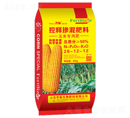 40kg控釋摻混肥料26-12-12-齊施