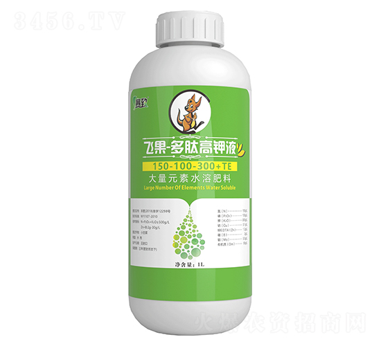 大量元素水溶肥150-100-300+TE-飛果-多肽高鉀液-賽致-格新農業(yè)