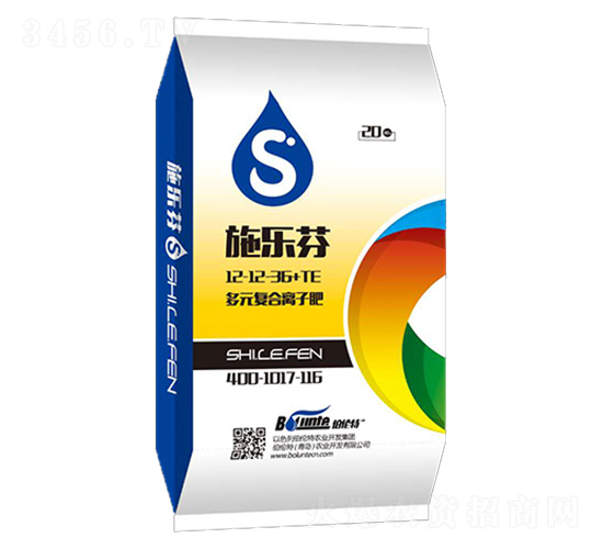 20kg多元復(fù)合離子肥12-12-36+TE-施樂芬-伯倫特