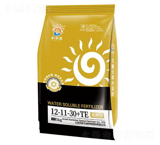 大量元素水溶肥料12-11-30+TE-多樂美