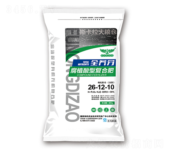 腐殖酸型有機無機復(fù)合肥26-12-10-富農(nóng)