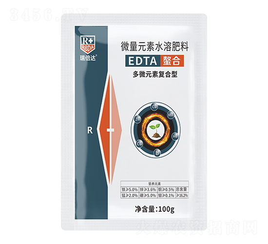 多微元素復合型微量元素水溶肥料-EDTA螯合硼鋅鐵鉬銅錳-瑞倍達