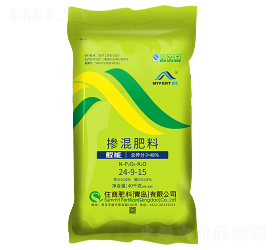 夢(mèng)豐控釋摻混肥24-9-15-住商肥料