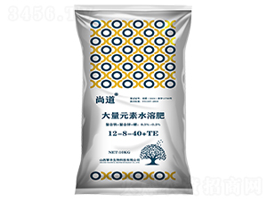 大量元素水溶肥12-8-40+TE-尚道-攀豐生物